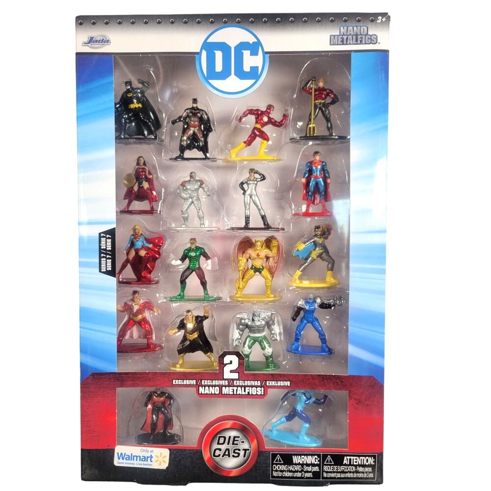 DC Nano Metalfigs 18-Pack Collector’s Set Die-Cast Figures Walmart Exclusive